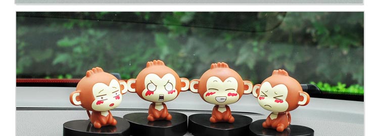 悠嘻猴摇头公仔车载摆件(心情娃娃周一)【价格 报价 正品 评价】 - 商旗网(SH7.COM)