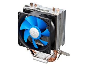 九州风神（DEEPCOOL）冰凌MINI旗舰版CPU散热器（黑框蓝叶风扇）