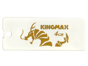 胜创（KINGMAX）超棒龙年纪念版U盘（白色）（4GB）