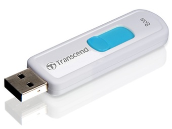 创见（Transcend）JetFlash530伸缩式U盘（白色）（8GB）