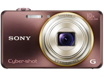 索尼（SONY）DSC-WX100数码相机（棕色）