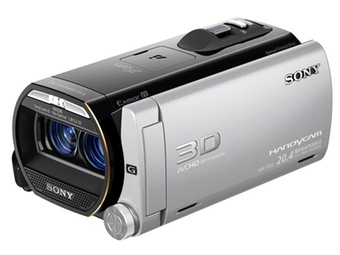 索尼（SONY）HDR-TD20 3D高清数码摄像机（银色）