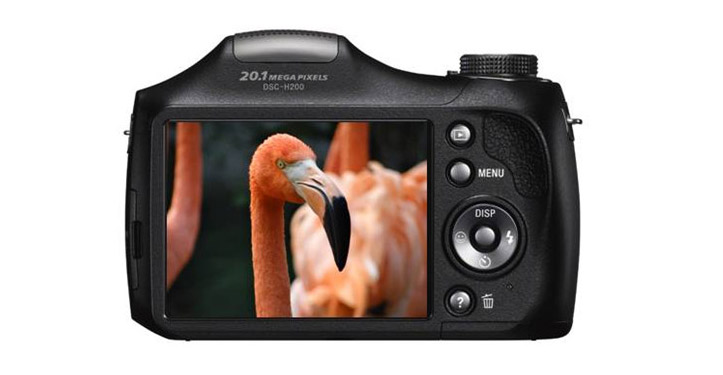 索尼(sony)dsc-h200数码相机(黑色)光学防抖长焦 2010万像素26倍光学